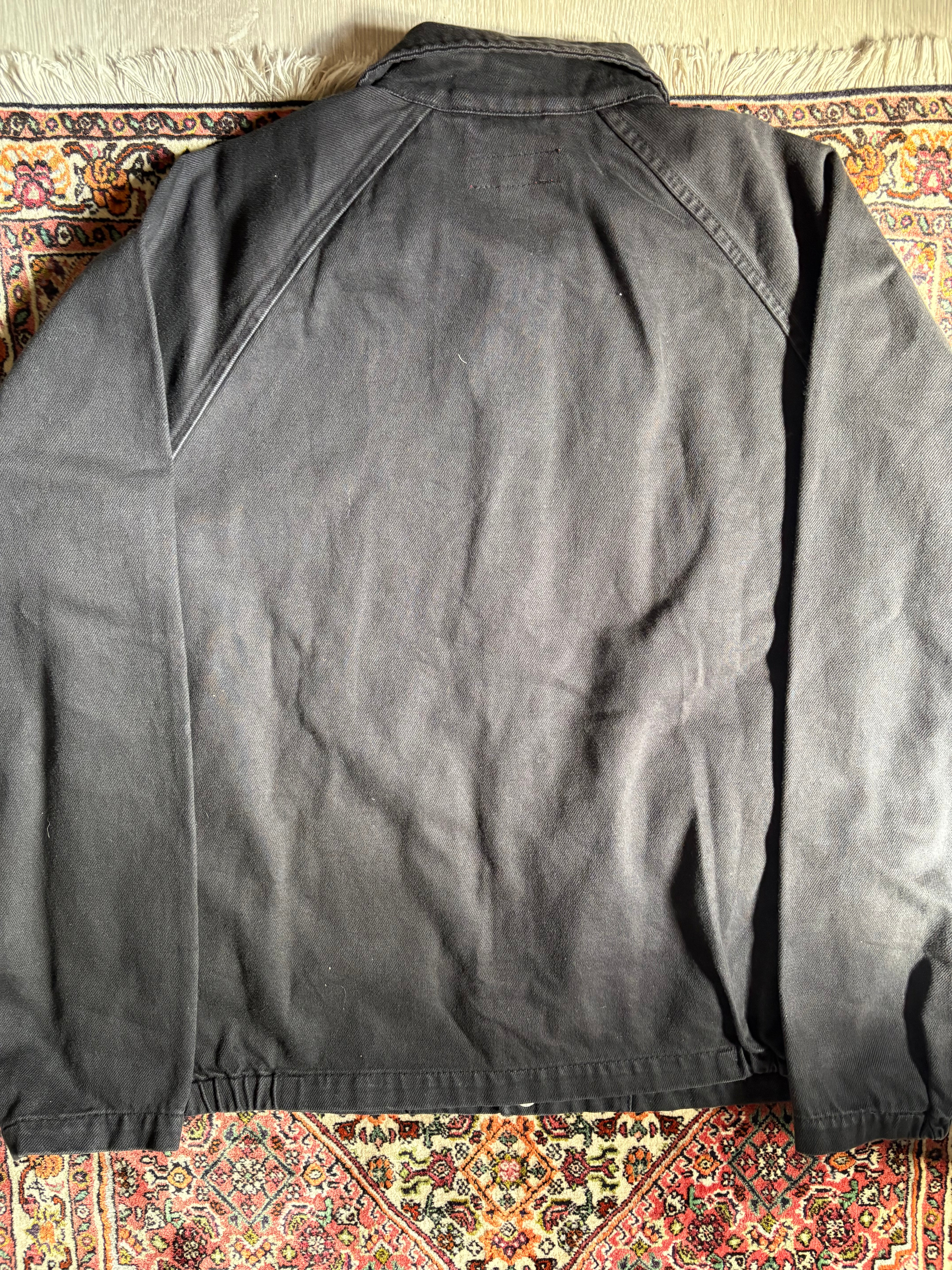 Supreme Snap Front Twill Jacket Black