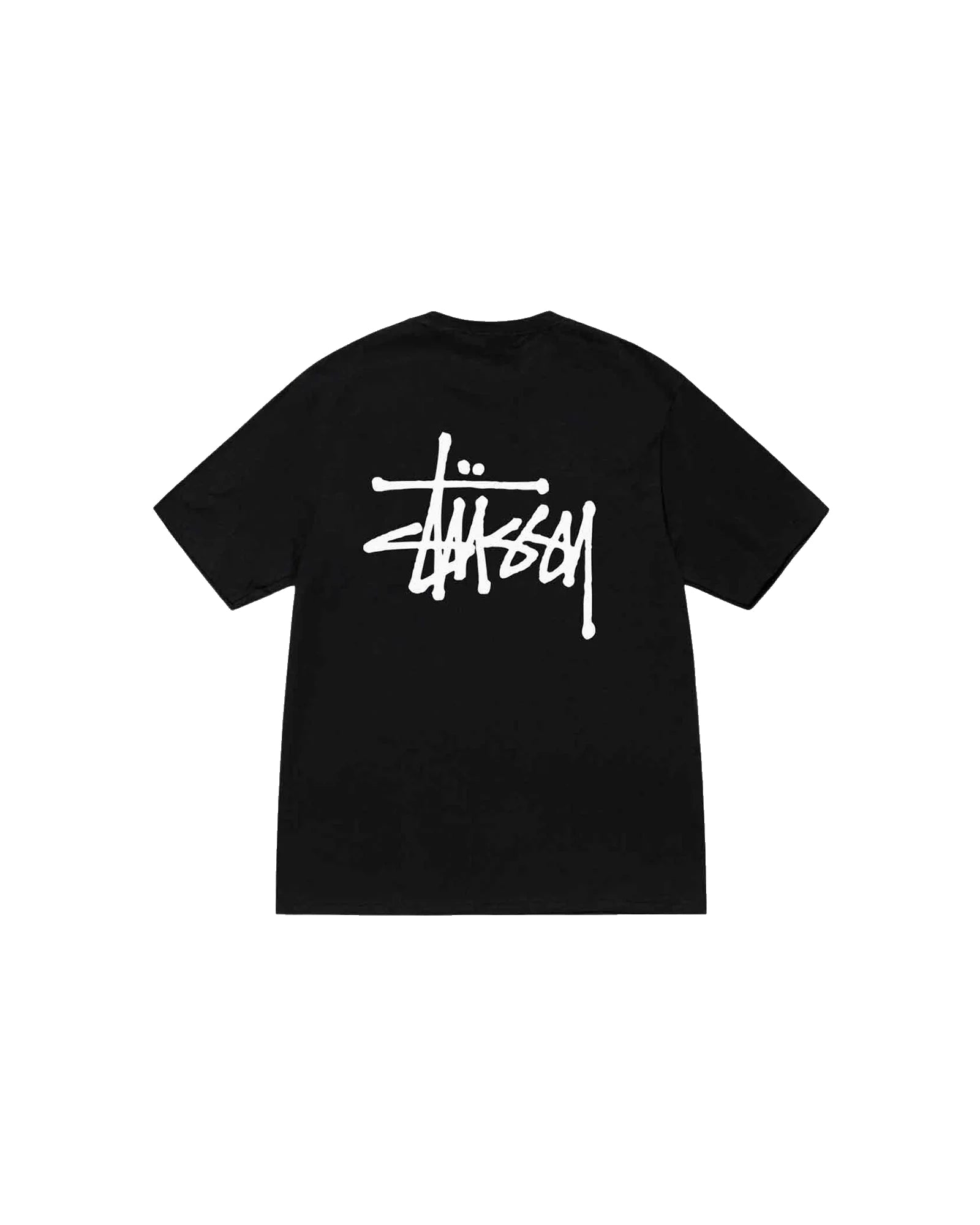 Stussy Basic T-shirt Sort - Kicks Culture