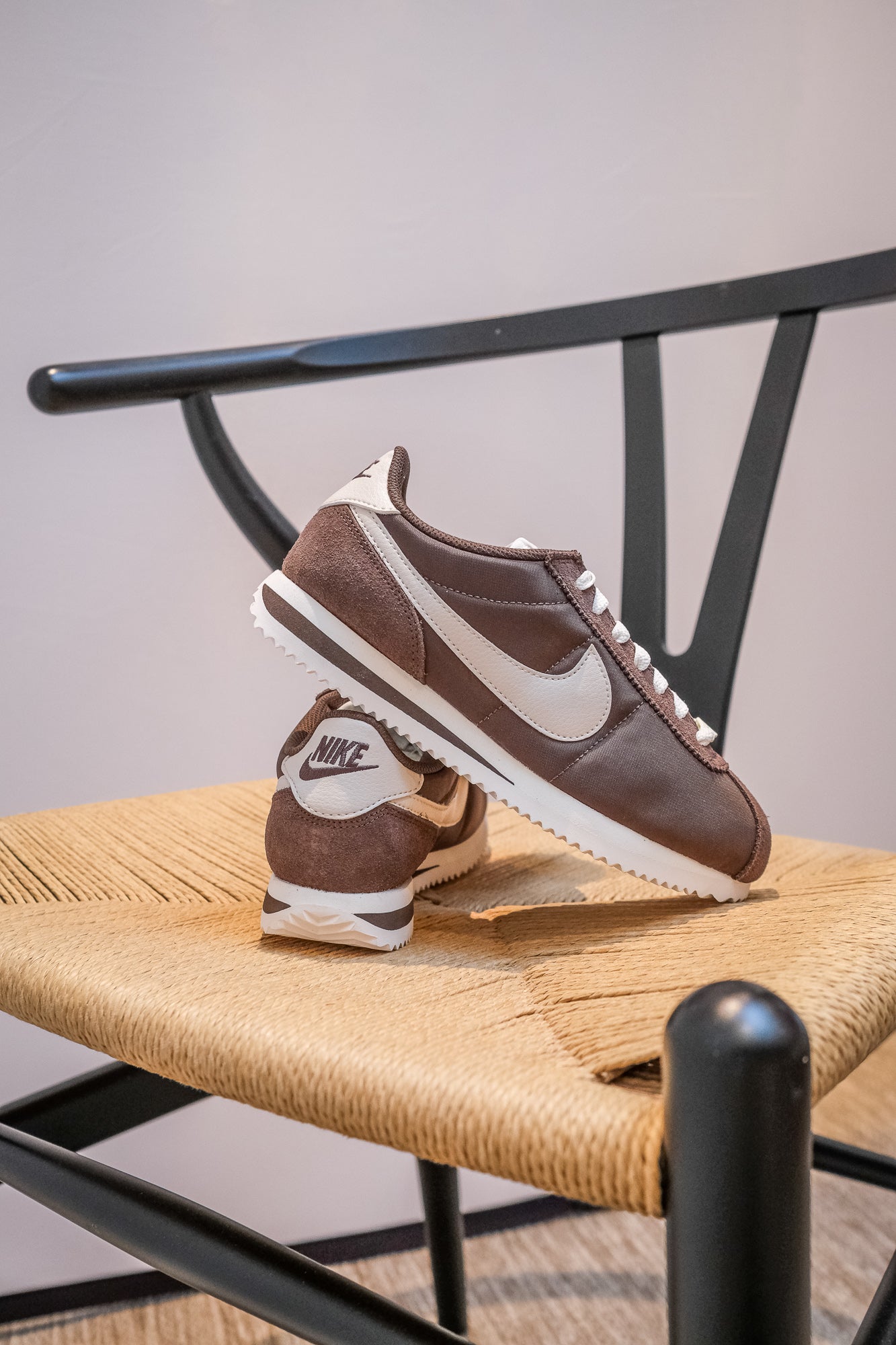 Nike Cortez Textile Baroque Brown Sail Light Orewood Brown