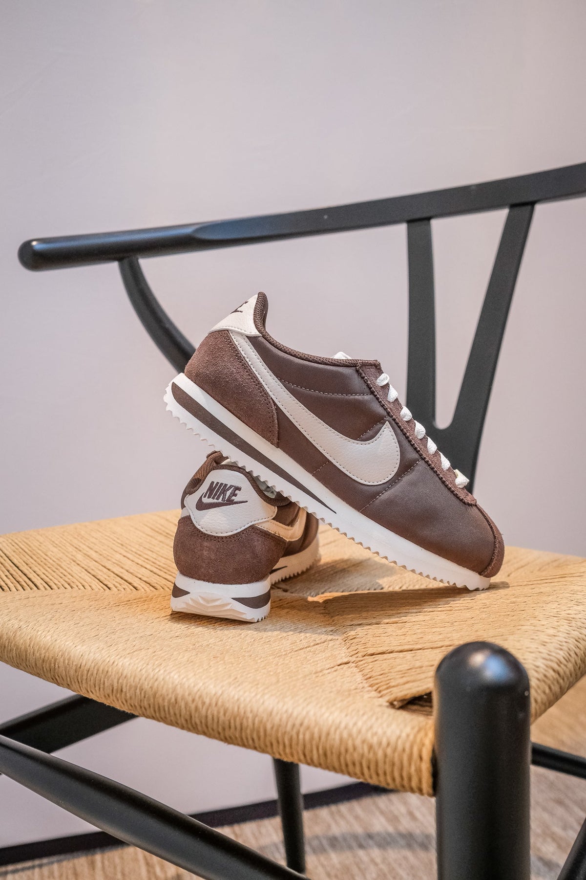 Nike Cortez Textile Baroque Brown Sail Light Orewood Brown