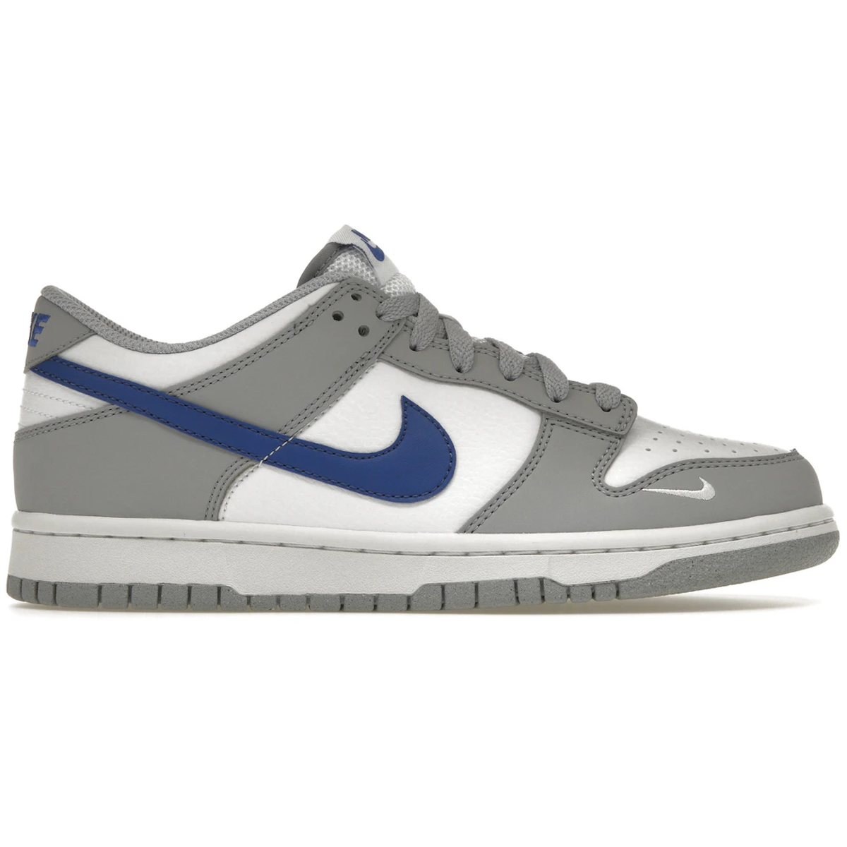 Nike Dunk Low Mini Swoosh Wolf Grey Game Royal