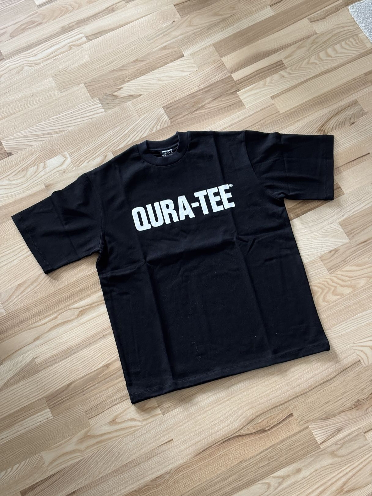 Quratee White Qura-Tee Logo Tee (Black)