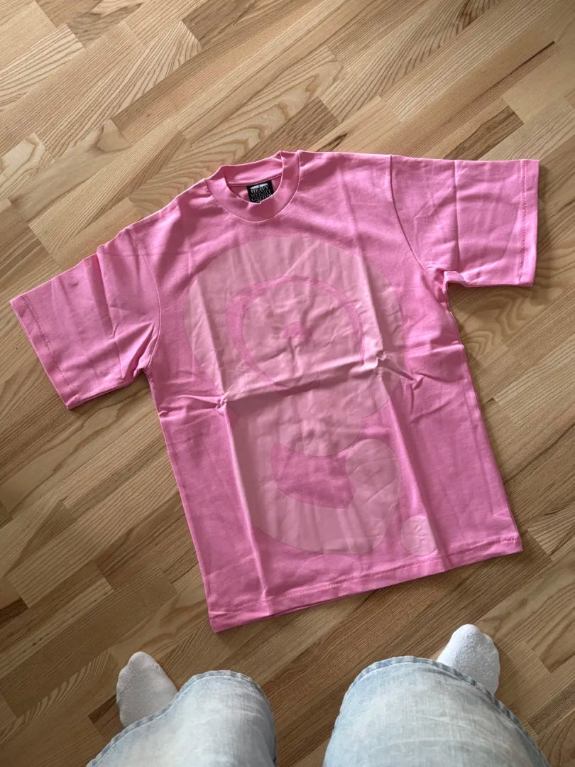 Quratee Pink Logo Tee