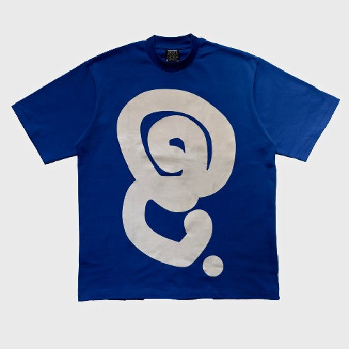 Quratee Cobolt Blue Logo Tee