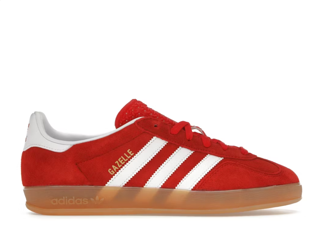 Adidas Gazelle Scarlet Cloud White