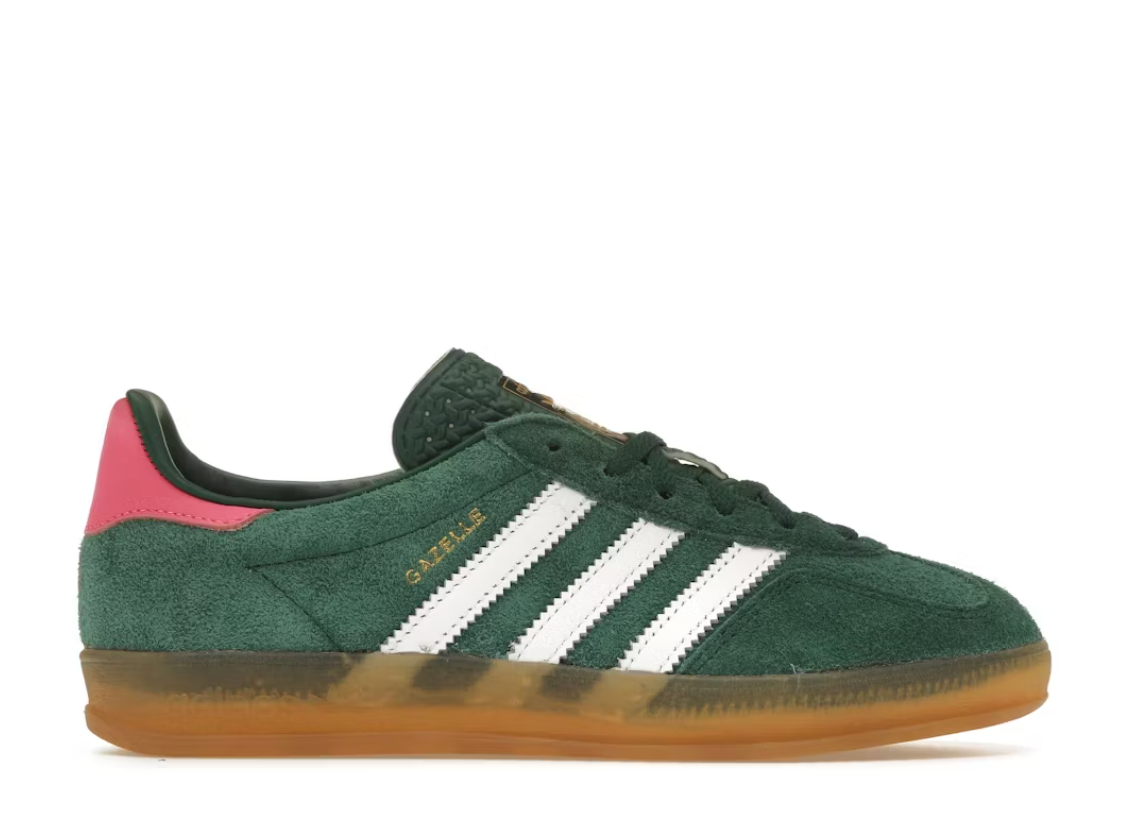 Adidas Gazelle Indoor Collegiate Green Lucid Pink