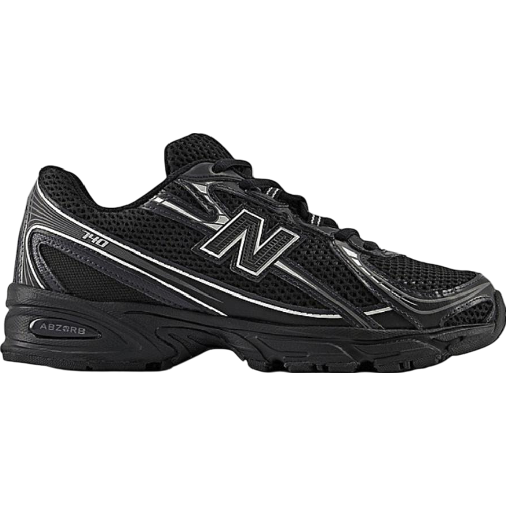 New Balance 740v2 Black Grey Silver Men's