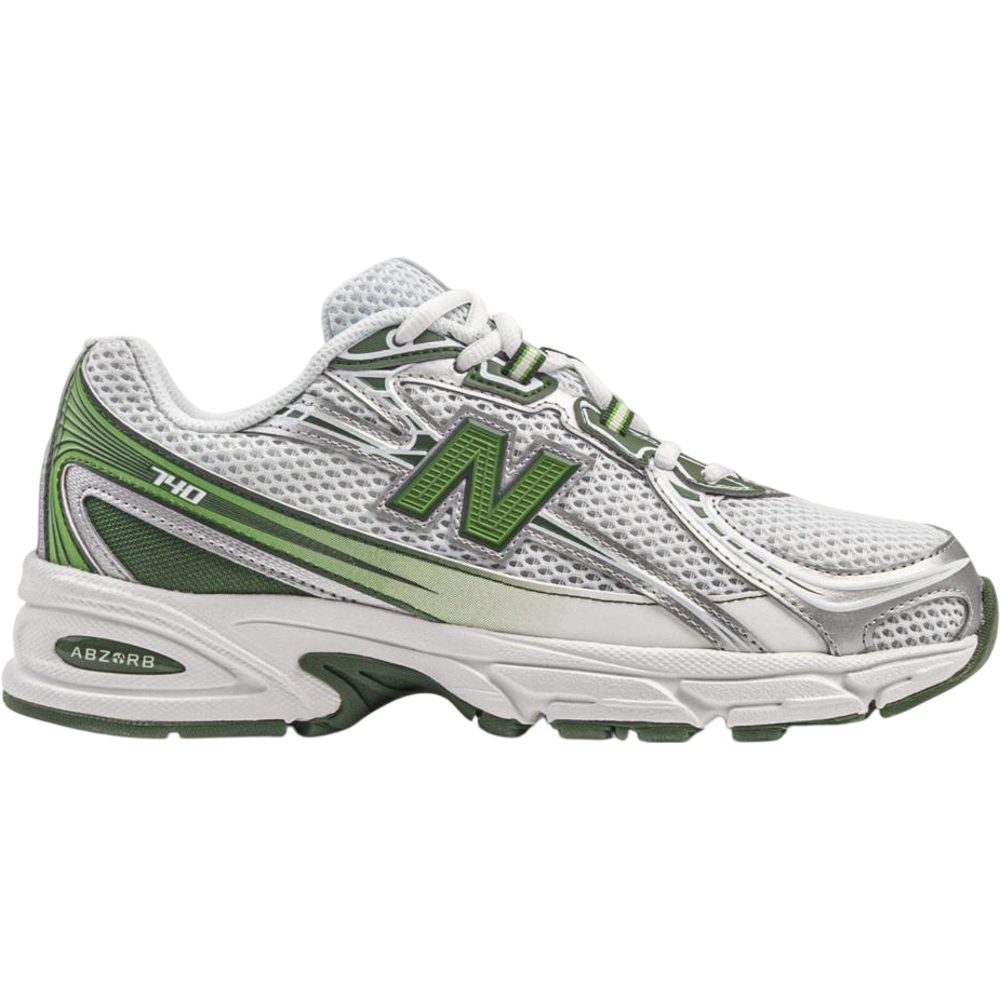 New Balance 740 V2 White Alpine Green