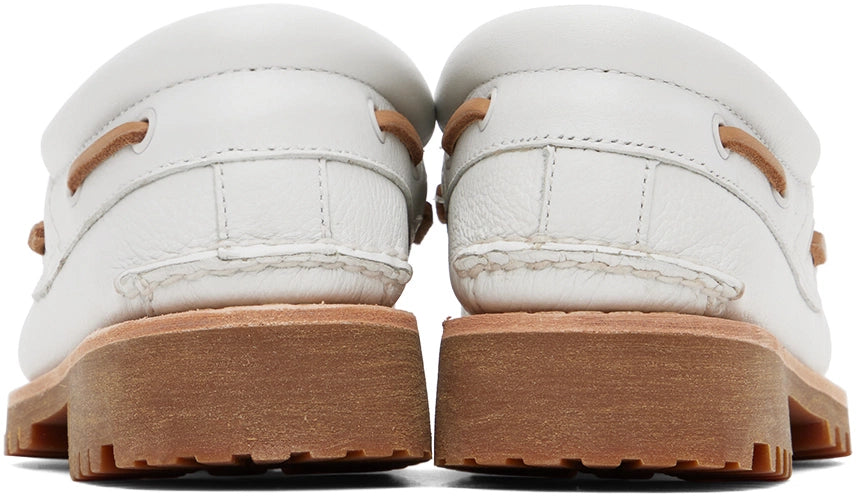 Timberland Authentic 3 Eye Boat Shoe White